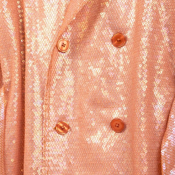 Ashish SS/19 Runway Mirage Sequined Double-Breasted Belted Trench Coat - Picture 11 of 14